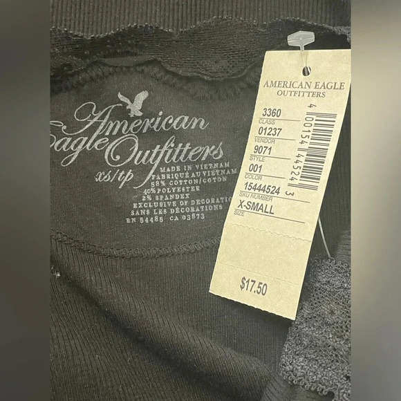 Bundle Of 3 Black Tank Tops American Eagle/Hollister XS/S - Picture 6 of 13